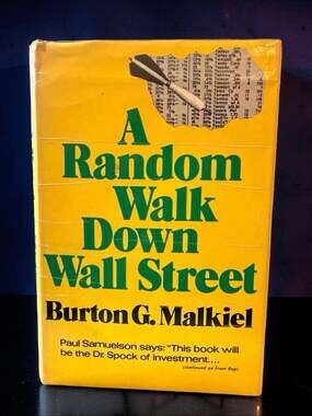 A Random Walk Down Wall Street Malkiel 1973 First Edition 1st Printing HC DJ